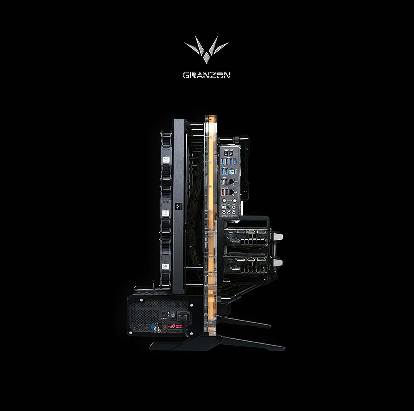 Granzon G20 Open Frame Chassis Distro Plate – Water Cooling Computer Case