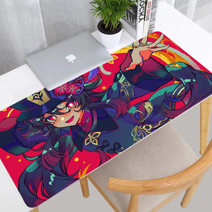 Genshin Impact Anime Gaming Mouse Pad – Large Desk Mat, Multiple Sizes