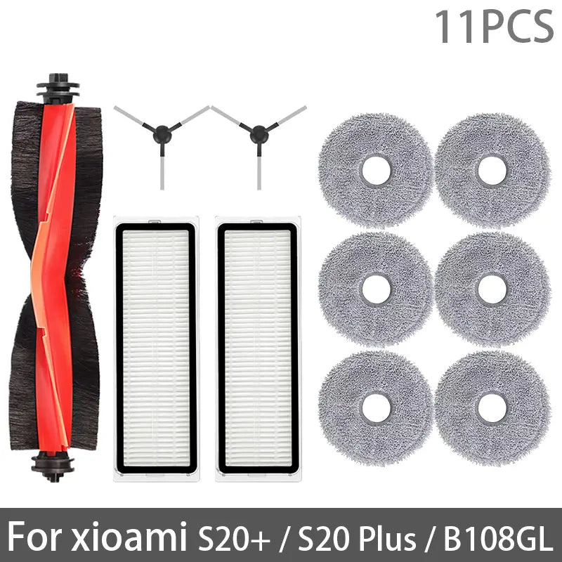 Xiaomi Robot Vacuum S20+ / B108GL / B108CN / B113CN Spare Parts – Brush, Filter & Mop