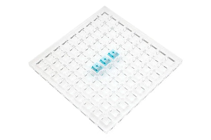 Acrylic Switch Tester 9x9 – Clear Housing, Cherry, TTC, Kailh, Outemu, HMX RGB Switches