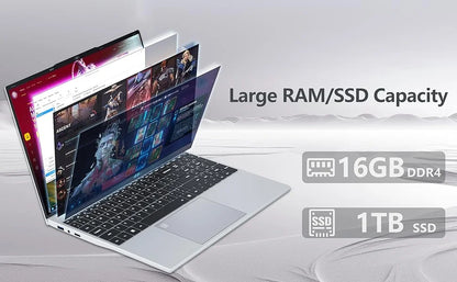 15.6" Laptop – Intel Core i9, 16GB RAM, 1TB SSD, Windows 11 Pro