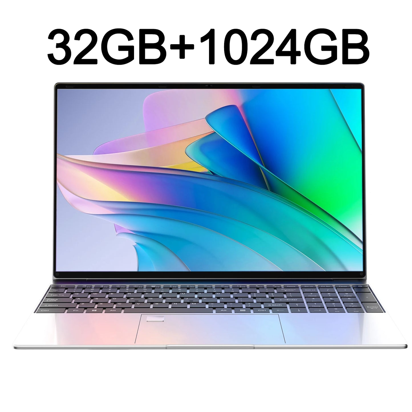 15.6" Portable Laptop – Intel 6500Y, 32GB RAM, Up to 2TB SSD, Backlit, Fingerprint
