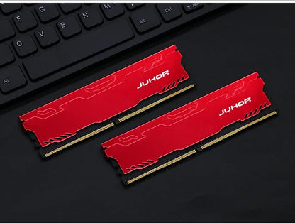JUHOR Desktop RAM – DDR4 8GB/16GB/32GB 2666/3200MHz & DDR3 8GB 1600MHz with Heatsink