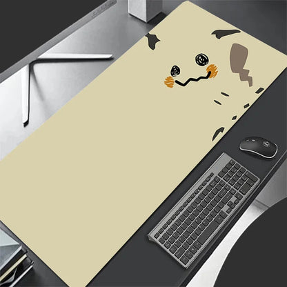 Pokémon Mimikyu Leather Gaming Mouse Pad – Large Anime Deskmat, Waterproof, Keyboard Mat
