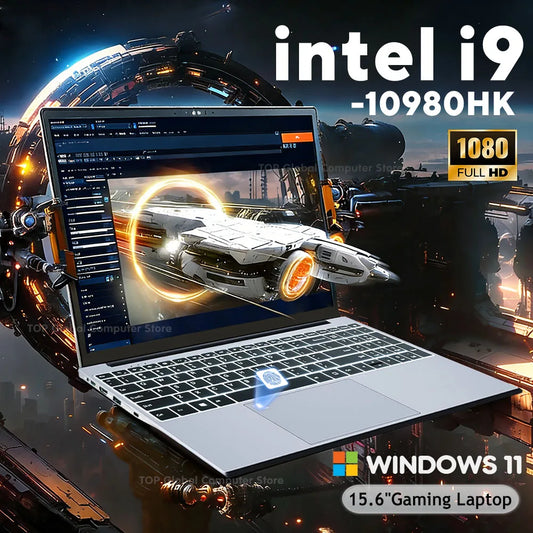 15.6" Laptop – Intel Core i9-10980HK, 16GB DDR4, up to 2TB SSD, Fingerprint, Windows 11
