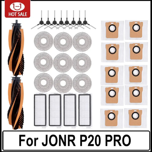 JONR P20 PRO Robot Vacuum Cleaner Replacement Accessories – Brushes, Filters & More