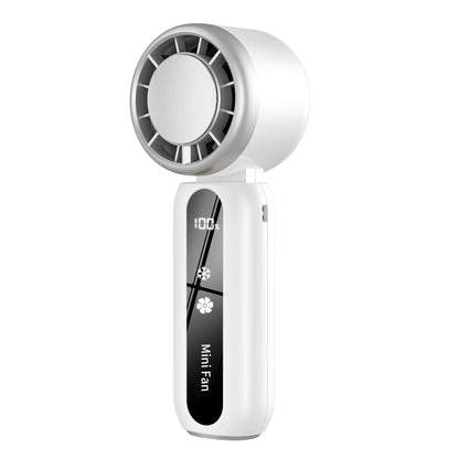 R.E.D. Shopping 2025 handheld touch button fan with semiconductor cooling, brushless motor, compact design, and 100 wind speed levels.