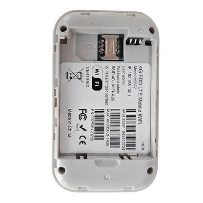4G Pocket WiFi Router | 150Mbps Mobile Hotspot | SIM Card Slot | 2100mAh | Wide Coverage