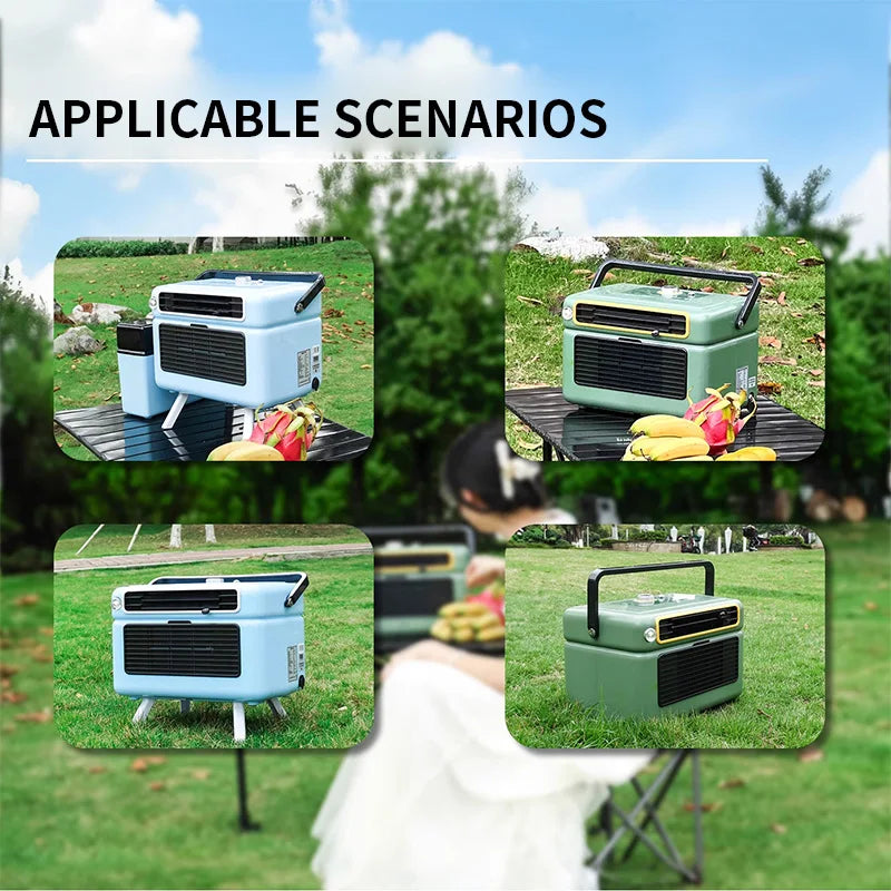 LZHZXY Portable Mobile Air Conditioner – DC12V/24V & 110-240V for Camping, RV & Truck