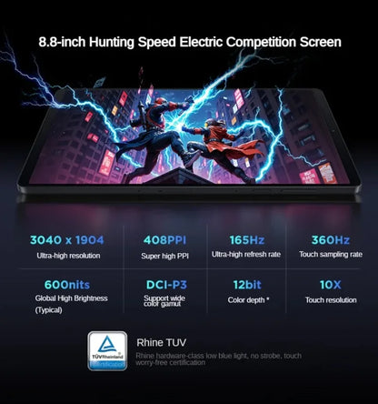 Lenovo Legion Y700 4th Gen 2025 – 8.8" 165Hz, Snapdragon 8 Elite, 68W, 7600mAh