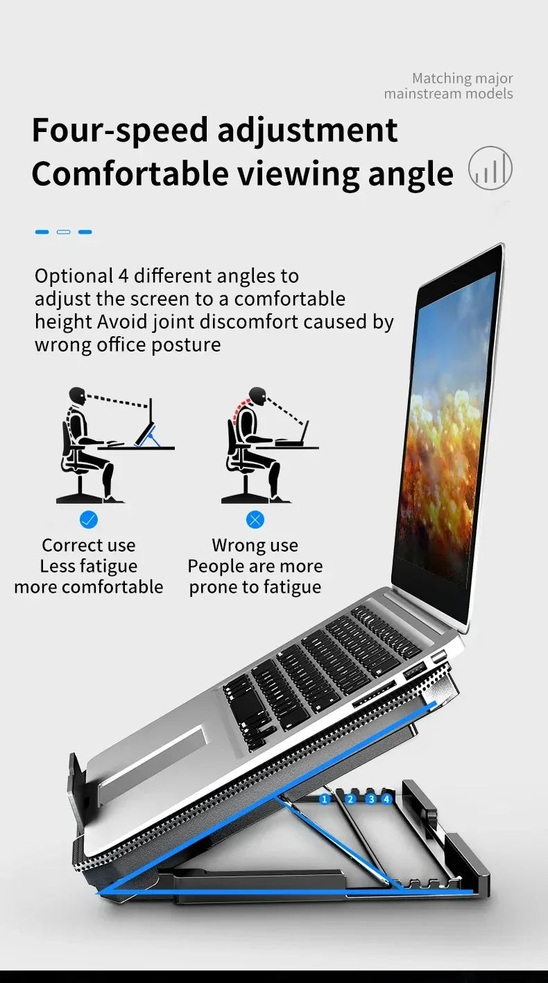 R.E.D. Shopping Q100 17-inch gaming laptop cooling pad with LED screen, dual USB ports, and 2600RPM fan stand for cooling
