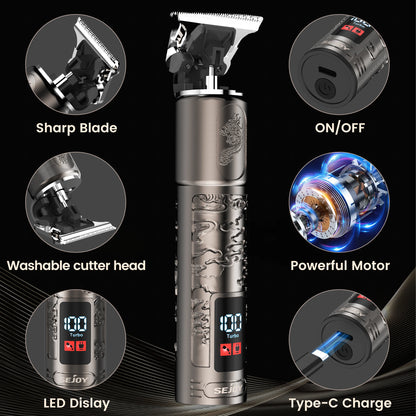 SEJOY Electric Shaver for Men – 3D Floating Head, Rechargeable, Wet/Dry, 85 Min Runtime