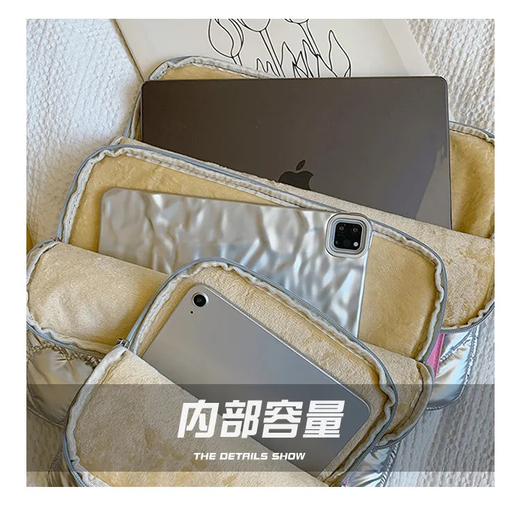 Macaron Color Laptop Sleeve – 13.3"/14"/15.6"/16", Shockproof for MacBook Air, iPad Pro, HP, Dell, Huawei