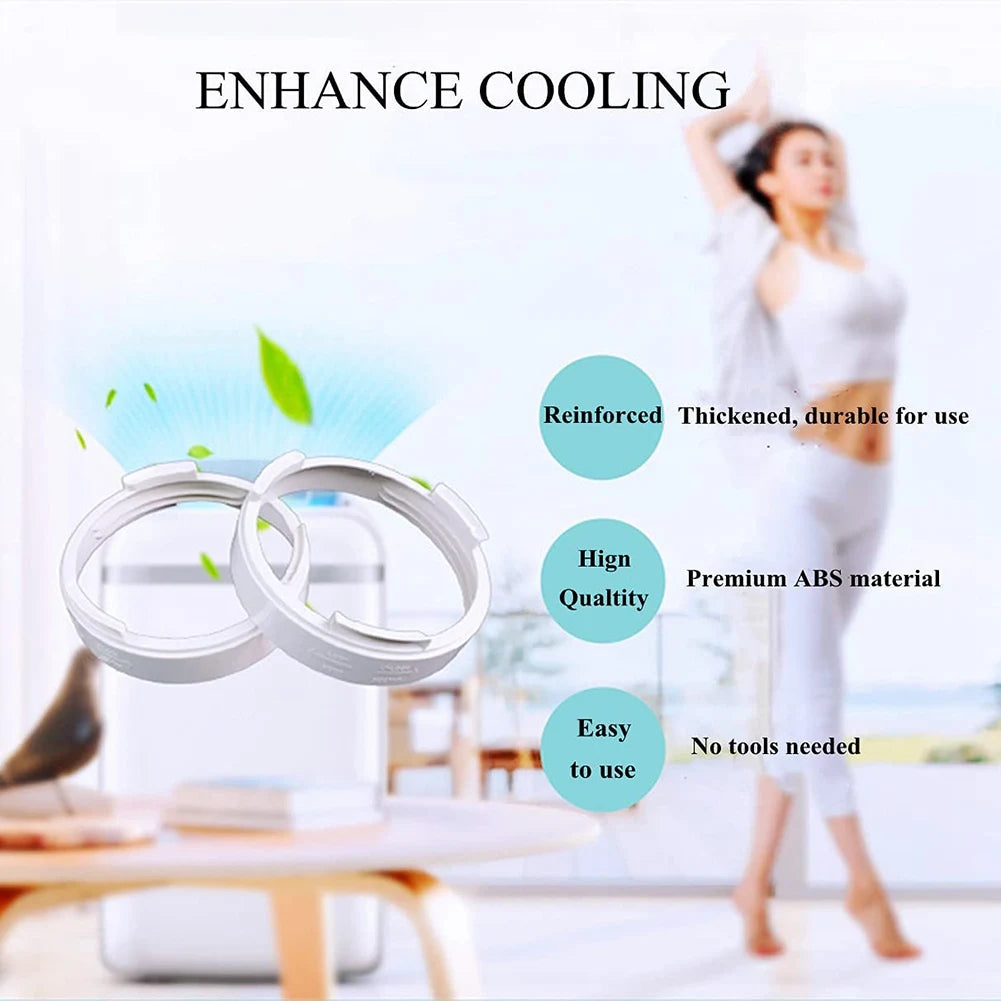 Portable Air Conditioner Exhaust Hose Coupler – Round Window Adapter & Tube Connector