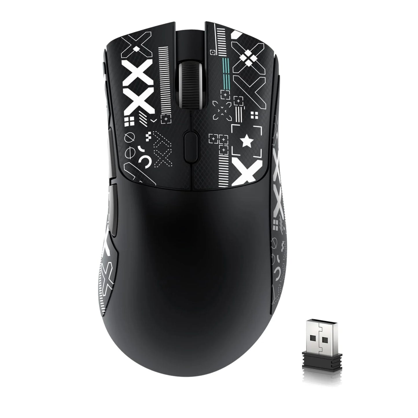 Attack Shark R1 Wireless Gaming Mouse – 18K DPI, 55g, Tri-Mode (2.4G/BT5.2/Wired), 20M Clicks