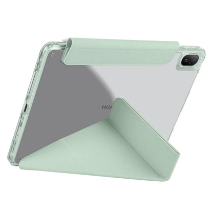 Huawei MatePad 11.5 2025 Smart Fold Case – Magnetic PU Leather + Acrylic Hard Back