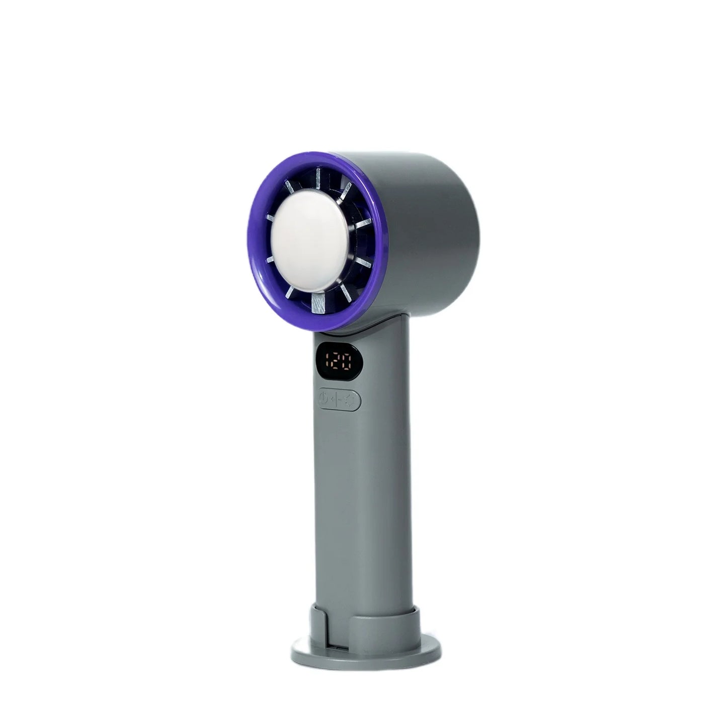 Portable Mini Personal Fan – 120-Speed Digital Display & Ice Cooling