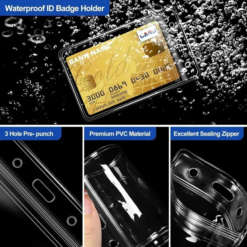 Waterproof Transparent Plastic Card Sleeve Protectors