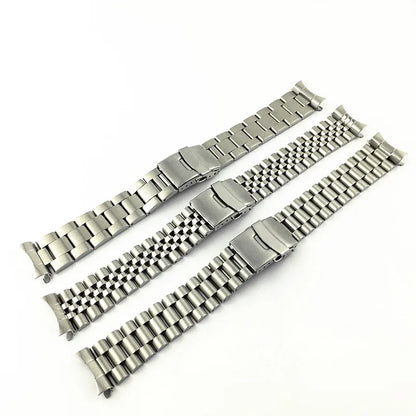 Solid Stainless Steel Jubilee Bracelet for Seiko SKX007 / SKX009 / SRPD – 20/22mm Curved End