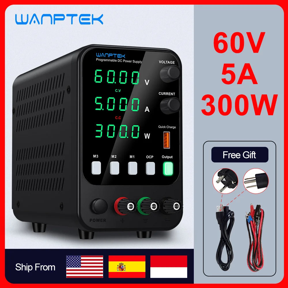 Wanptek Adjustable DC Lab Bench Power Supply