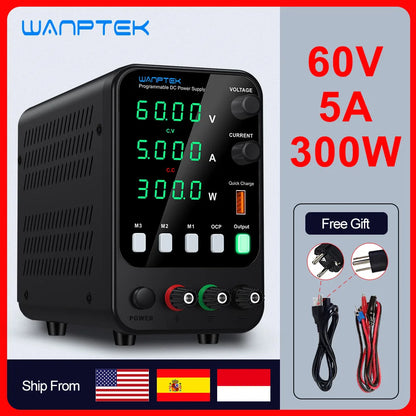 Wanptek Adjustable DC Lab Bench Power Supply