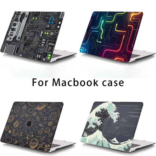 MacBook Air/Pro Mechanical Style Plastic Case — Air 13"/15" M2, Pro 13" A1932/A2338/A2337