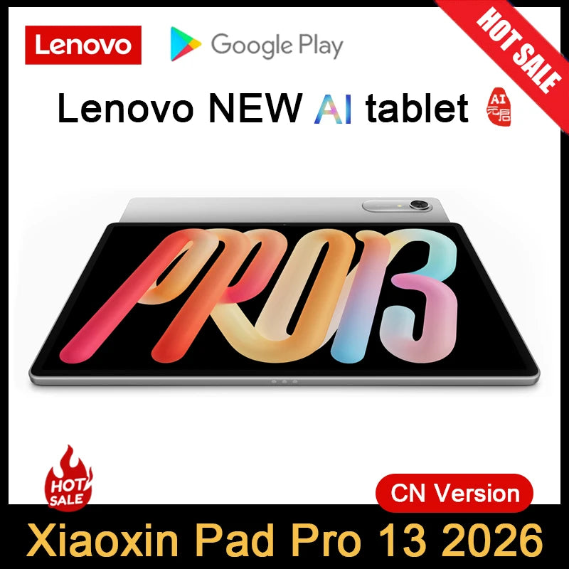Lenovo Xiaoxin Pad Pro 13 2026 Tablet – 3.5K 144Hz, Snapdragon 8S, 10200mAh