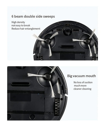 5000Pa Robot Vacuum Cleaner 3-in-1 – Sweep, Vacuum & Mop, EU Plug