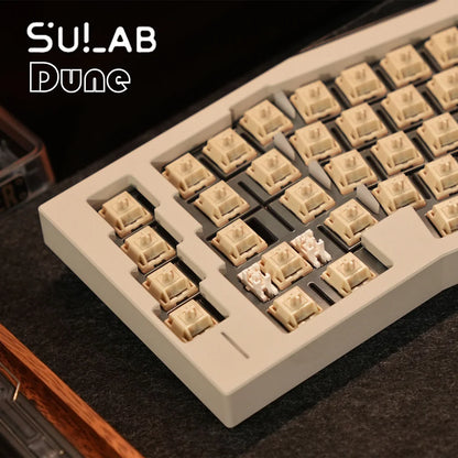 HMX Sandstorm Mechanical Keyboard Switches – 5-Pin, 37g/42g/50g Tactile, Pre-Lubed