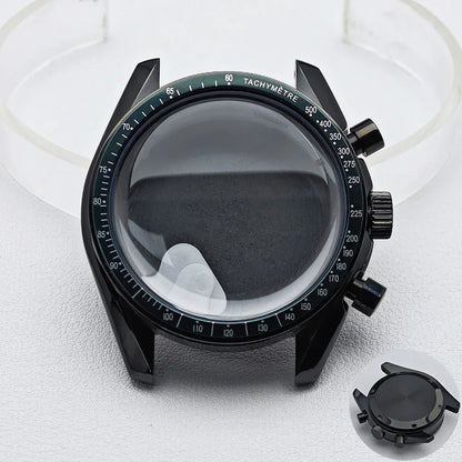 39.7mm Men's Watch Case for VK63 Movement – Metal Case with 20mm Strap Fit & Watch Box