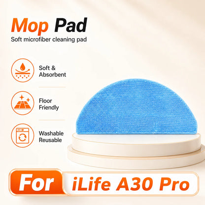 iLife A30 Pro Robot Vacuum Spare Parts – Brush, Filter, Mop & Dust Bag