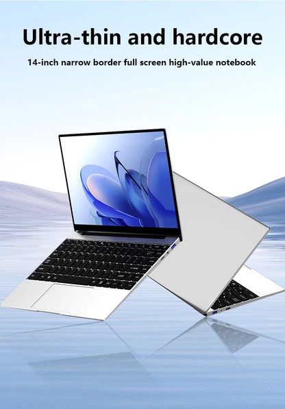 14.1" Ultra Slim Notebook – Intel N3700 16GB RAM 2TB SSD 1920x1080 Windows 11 Pro