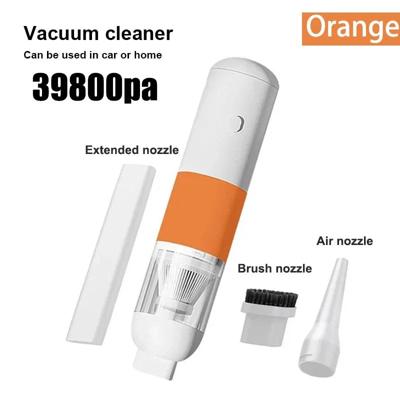 39800Pa Wireless Car Vacuum Cleaner – 3-in-1 Handheld Portable Dust Catcher