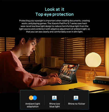 Lenovo Xiaoxin Pad Pro 2025 12.7" Tablet – Dimensity 8300, 2.9K 144Hz, 10200mAh, Android 14 (Global)