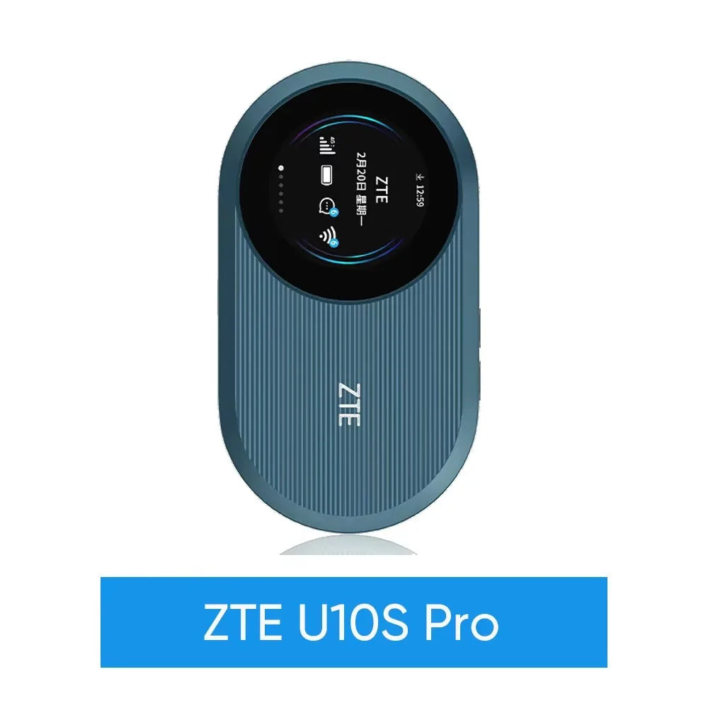 ZTE U10S Pro 4G LTE WiFi 6 Pocket Router | 229Mbps | 3000mAh | 32 Users | SIM Card MiFi Hotspot