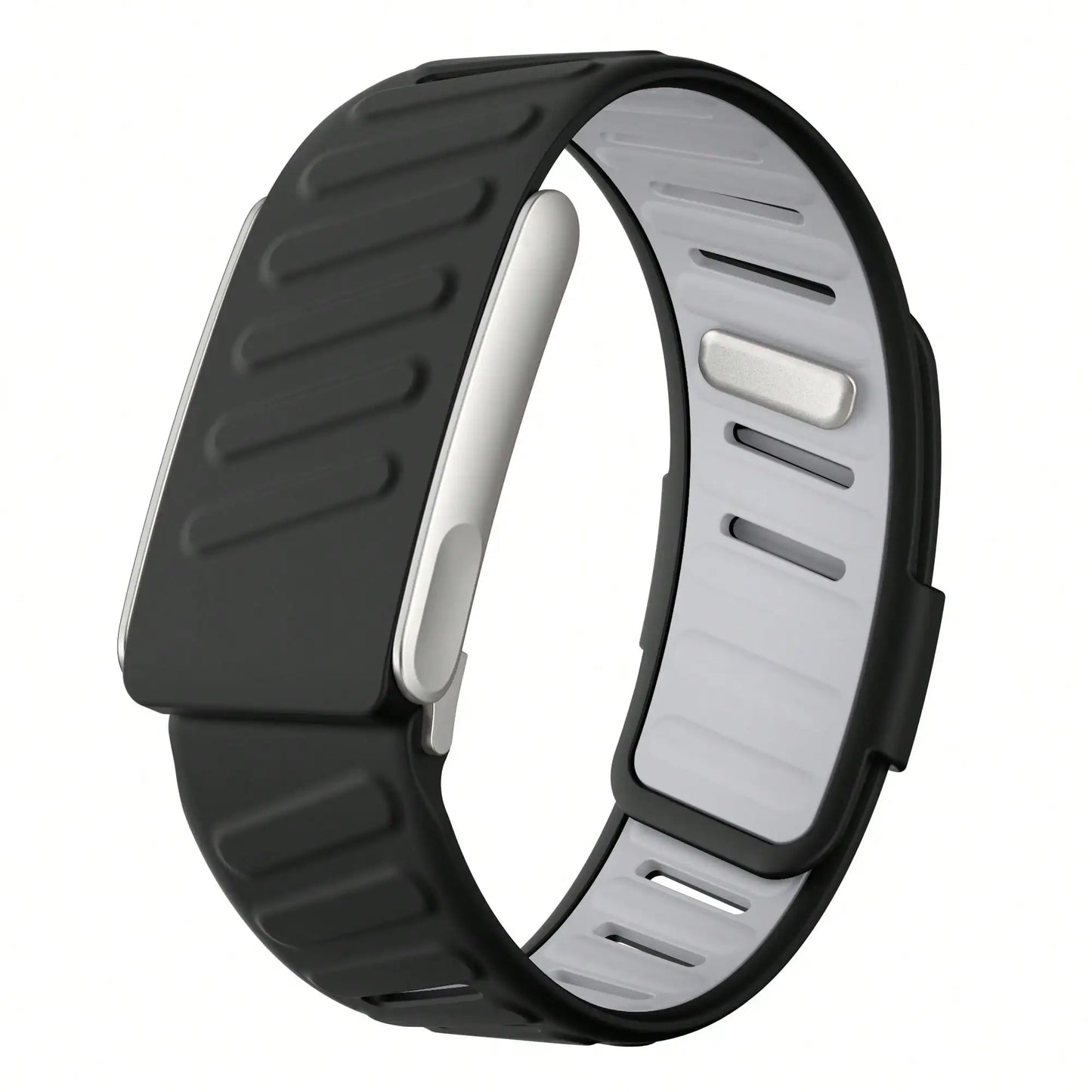 Dual-Colored Silicone Fitness Tracker Strap – Compatible with 5.0 ECG Models