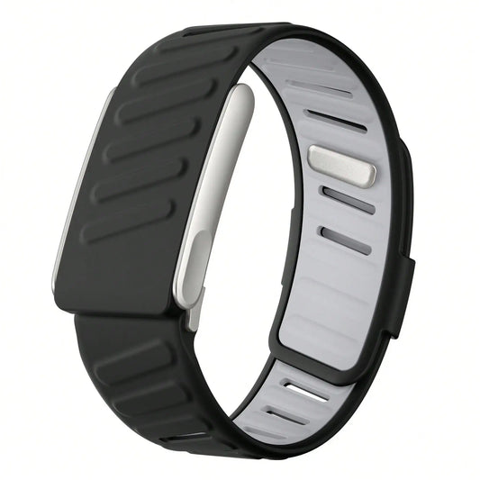 Dual-Colored Silicone Fitness Tracker Strap – Compatible with 5.0 ECG Models
