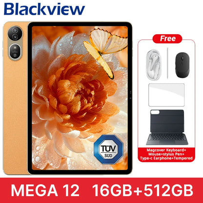 Blackview MEGA 12 Tablet 5G – 12.2" 2.4K 120Hz, Dimensity 7200, IP69K, 10000mAh