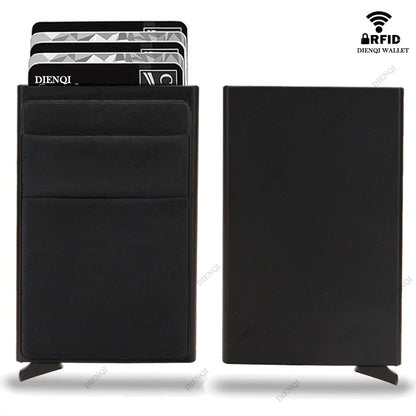 RFID Blocking Slim Metal Card Holder Wallet