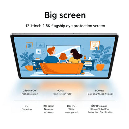 Lenovo Xiaoxin Pad 12.1 (2025) – Dimensity 6400, 90Hz, 10200mAh, 45W, 8GB+128/256GB