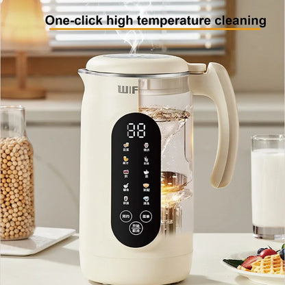 1.8L Soymilk Maker & Electric Juicer – 800W, 12h Appointment, Auto Keep Warm, Rice Paste & Food Wall Breaker | 220V