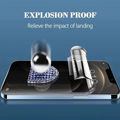 Privacy Hydrogel Film for iPhone | Anti-Spy Screen Protector for iPhone 6-16 Pro Max, X, XR, XS (2pcs)