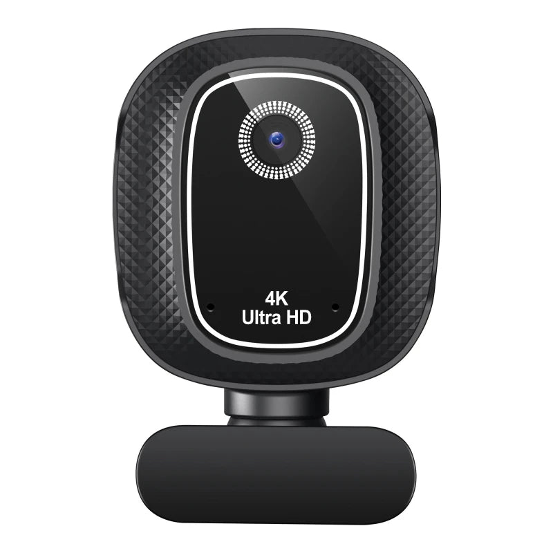 4K Webcam with Microphone & Autofocus – 1080P/2K USB Web Camera for PC, Live Streaming & Online Meetings