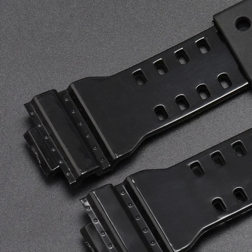 Silicone Replacement Watch Strap for Casio G-Shock GA-100/110/200/400/700 – 16mm Resin Band