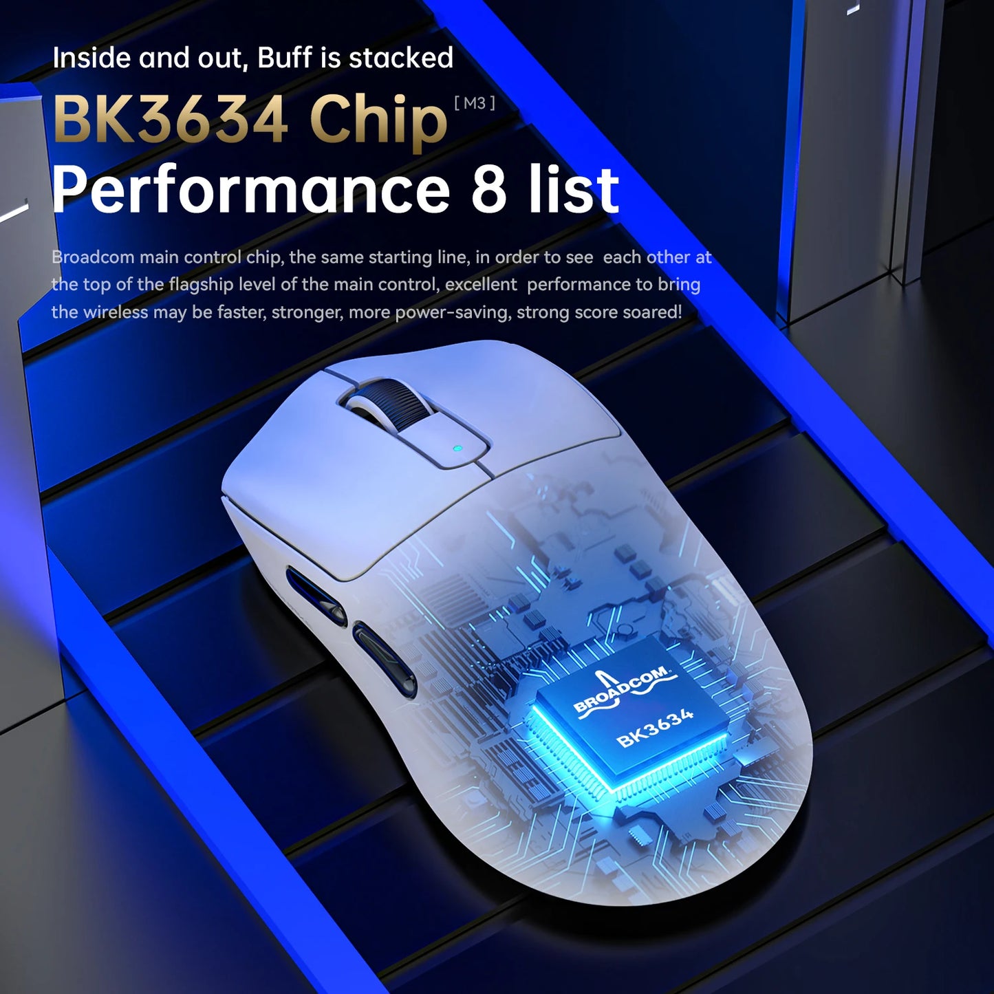 ATTACK SHARK × MAMBASNAKE M3 Superlight Gaming Mouse | 39g | PAW3395PRO | 40000 DPI | 200Hr Battery