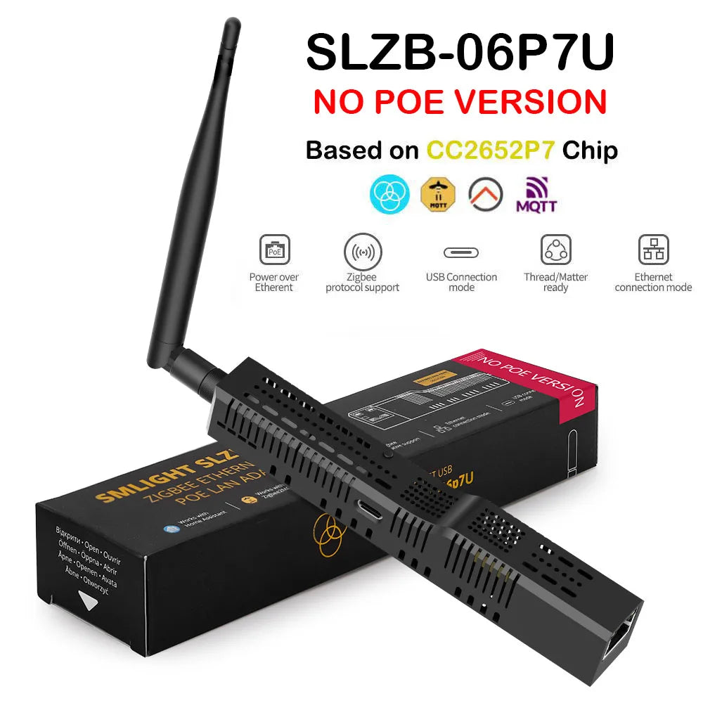 SMLIGHT SLZB-06 Zigbee 3.0 Gateway – Ethernet, USB & WiFi with PoE