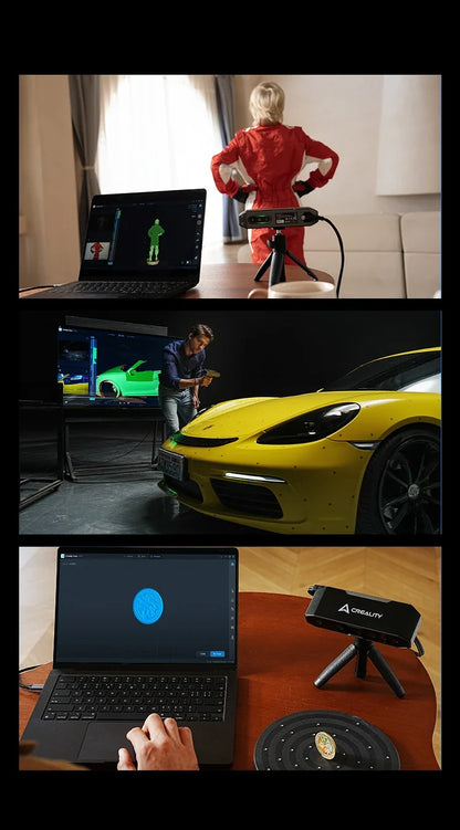 Creality CR-Scan Otter Handheld 3D Scanner – 0.02mm Accuracy | Full-Color | Anti-Shake