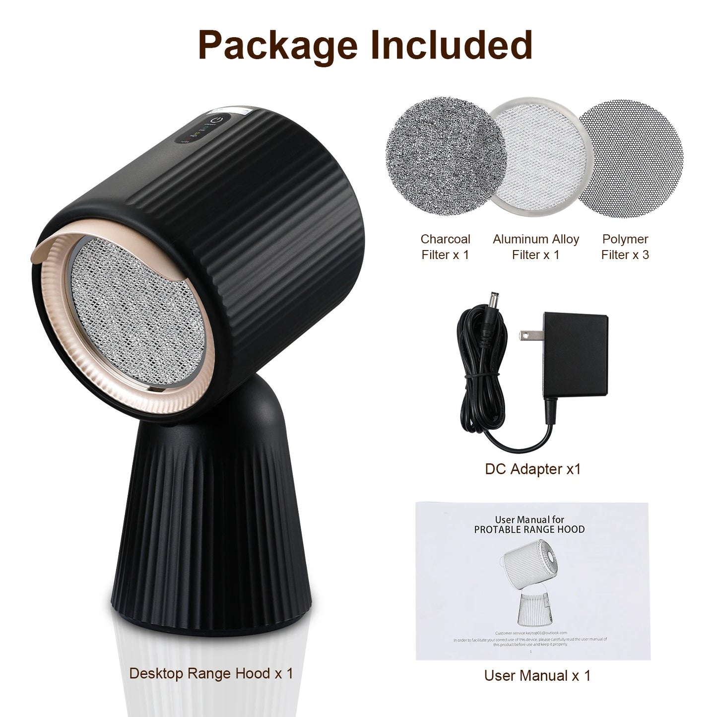 TopStrong Mini Recirculation Hood | 180m³/h | Charcoal Filter | 40dB | EU
