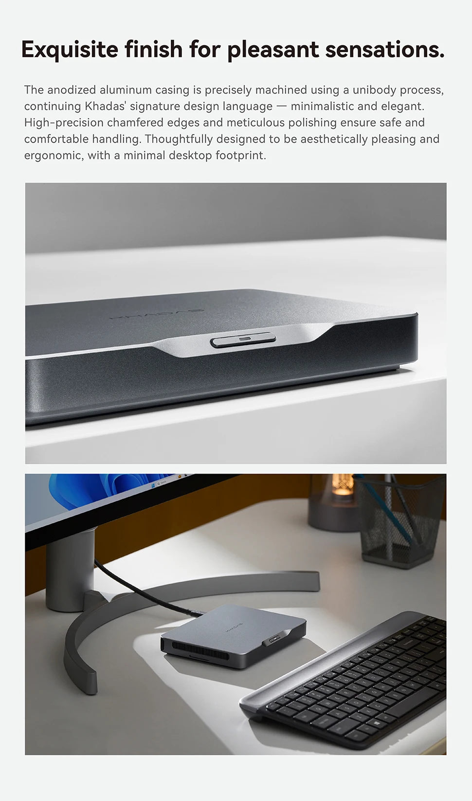 Khadas Mind 2 Pocket Mini PC – Intel Core Ultra 7 155H, Thunderbolt 4, 8K, Win 11