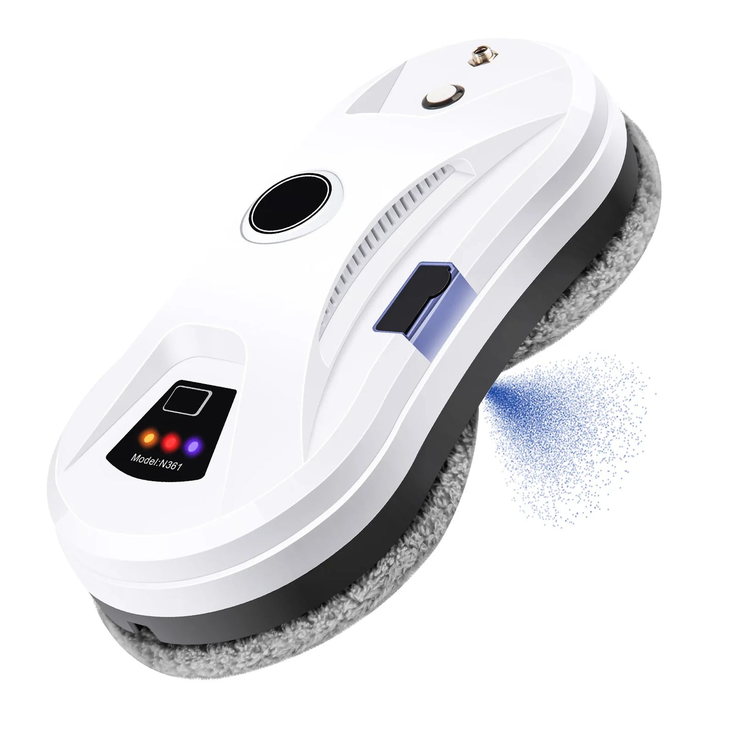 DIVEDEER Intelligent Window Cleaner – Automatic Water Spray, Anti-Fall Magnetic Glass Cleaner